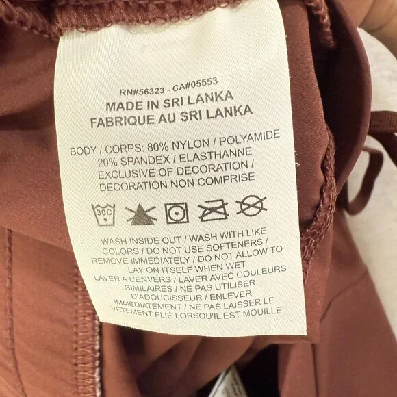 Nike Dri-FIT Pants Womens Large Brown CU4603-273 Lightweight Jogger Athletic - Picture 11 of 13